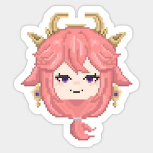 Yae Miko pixel Sticker